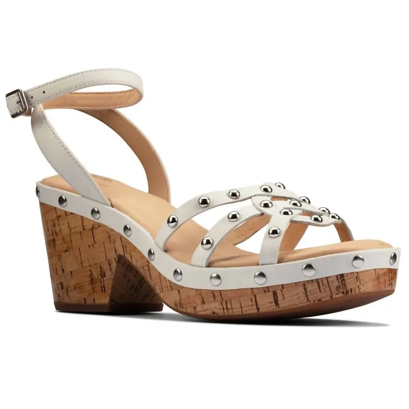 Women's Maritsa 70 Sun Heeled Sandal In White Interest 1