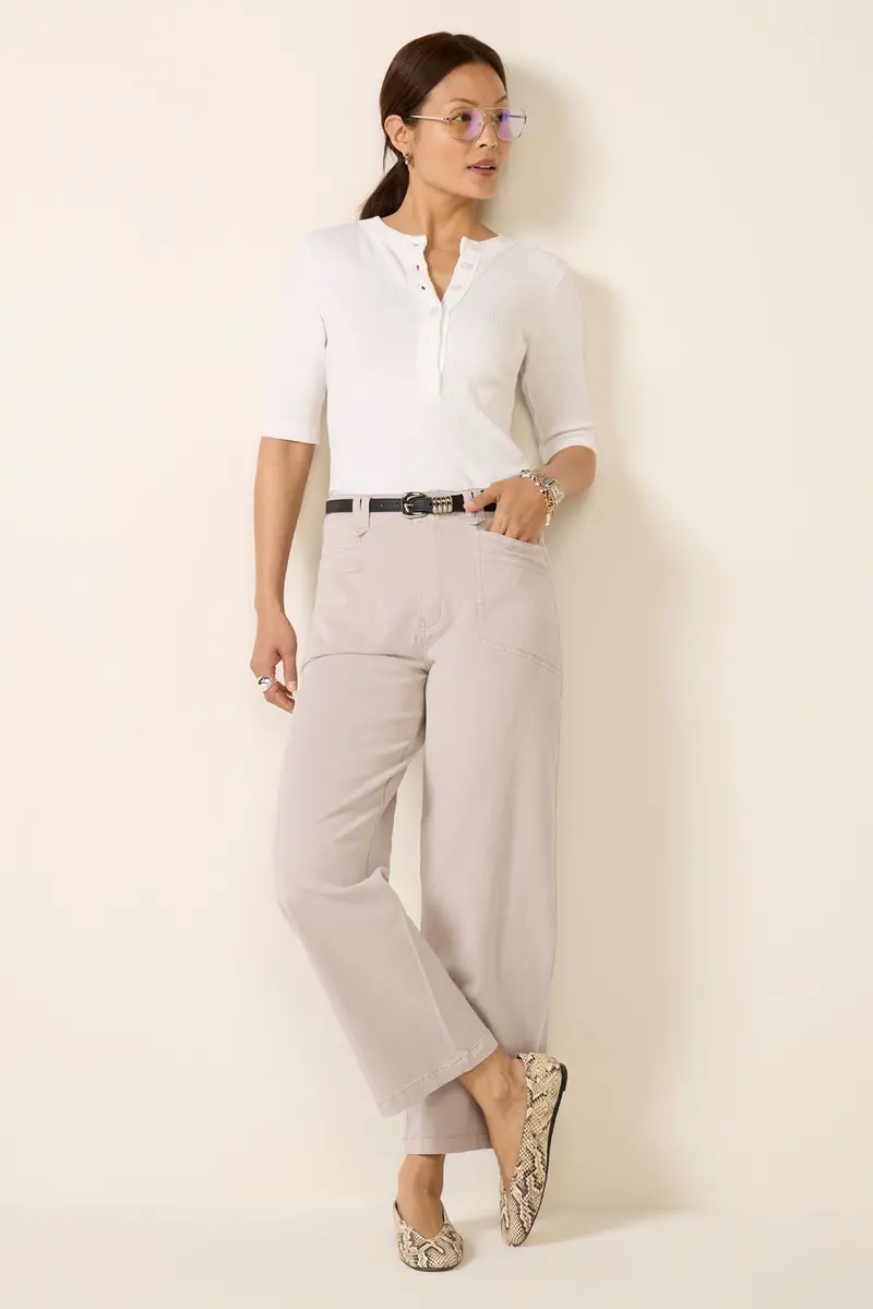 Women's Marnie Double Pocket Utility Shacket Pants 1