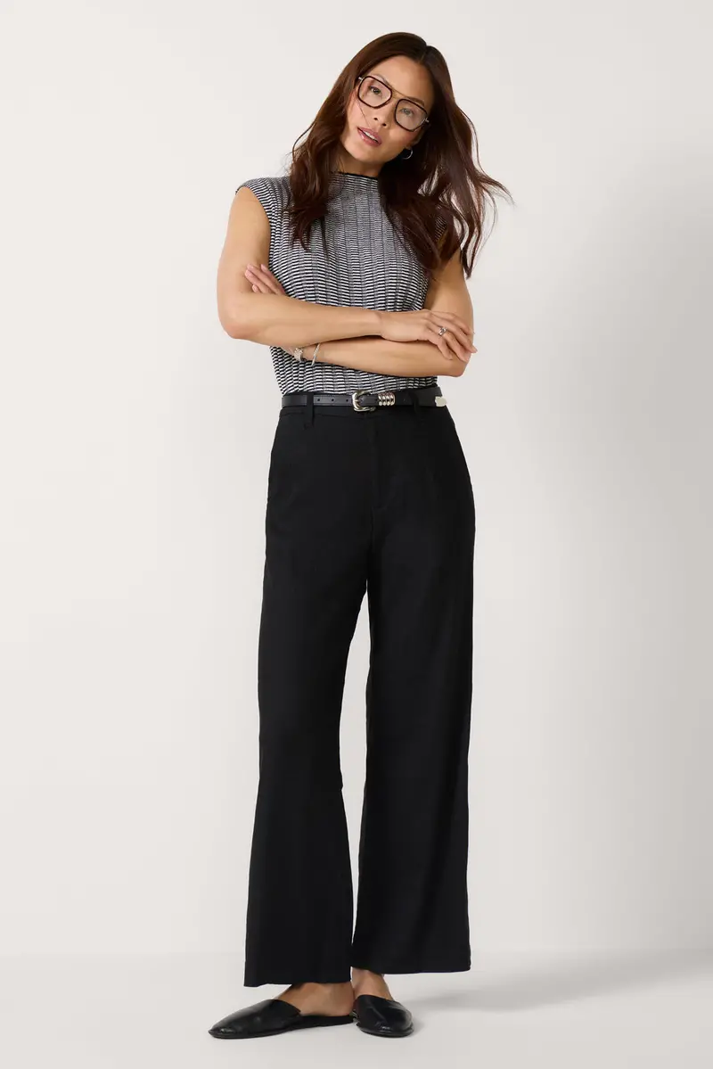 Women's Meg Linen Wide Leg Pants 1
