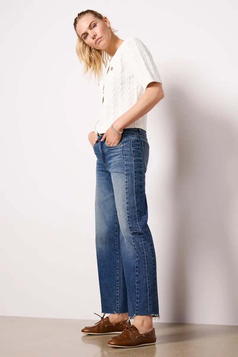 Women's Meg Wide Leg W Seaming Jeans 1