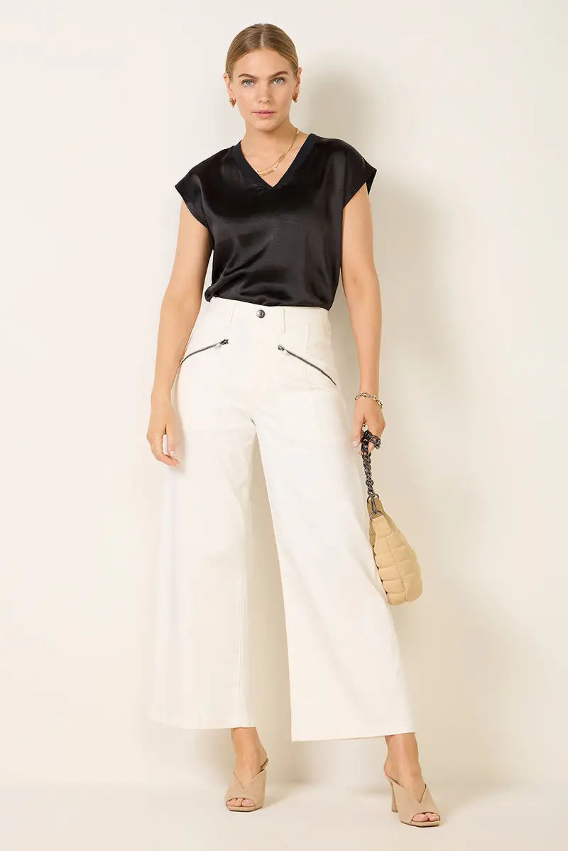 Women's Meg Wide Leg W Zipper Pocket Pants 1