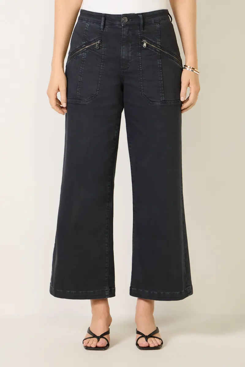 Women's Meg Wide Leg W Zipper Pocket Pants 5