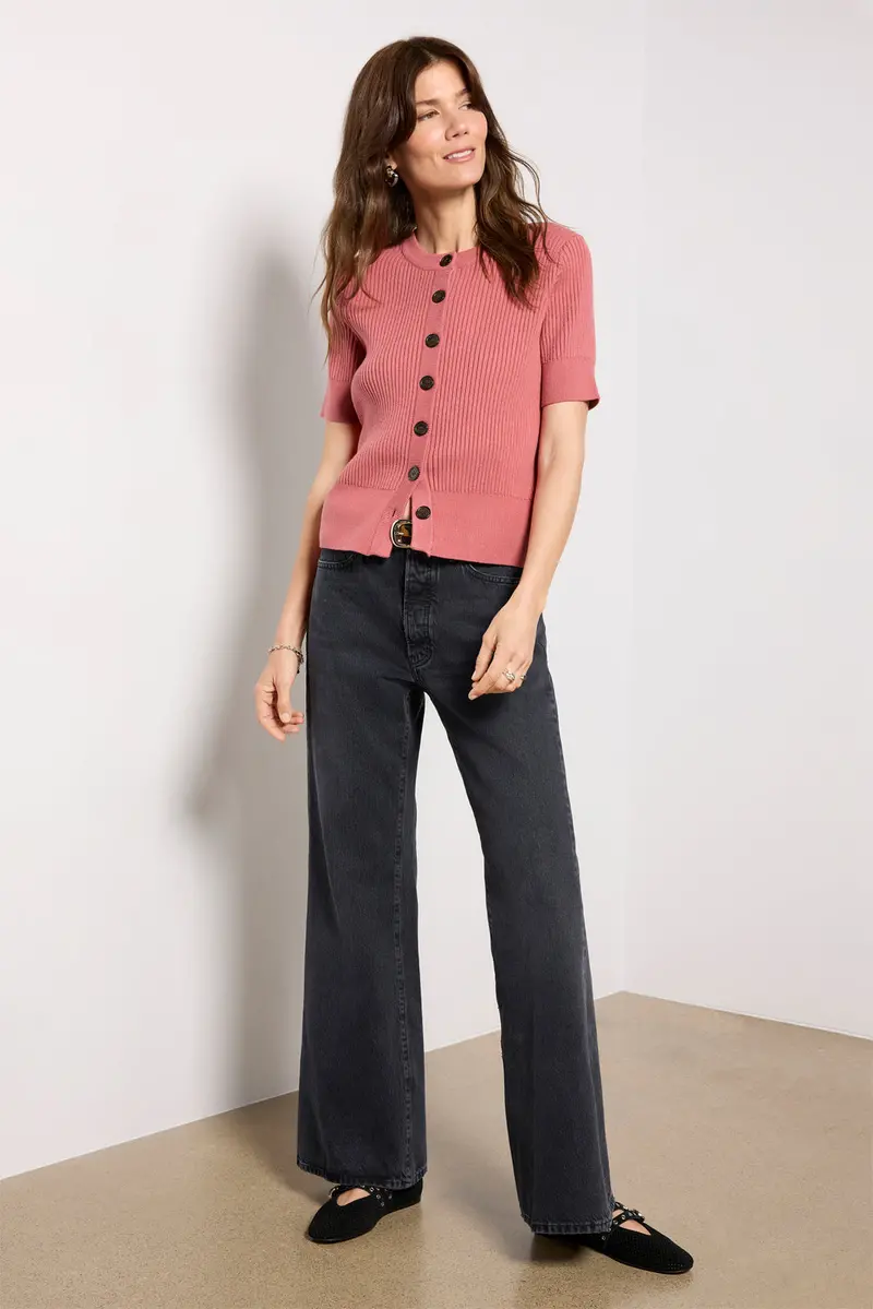 Women's Micha Short Sleeve Cardigan 1