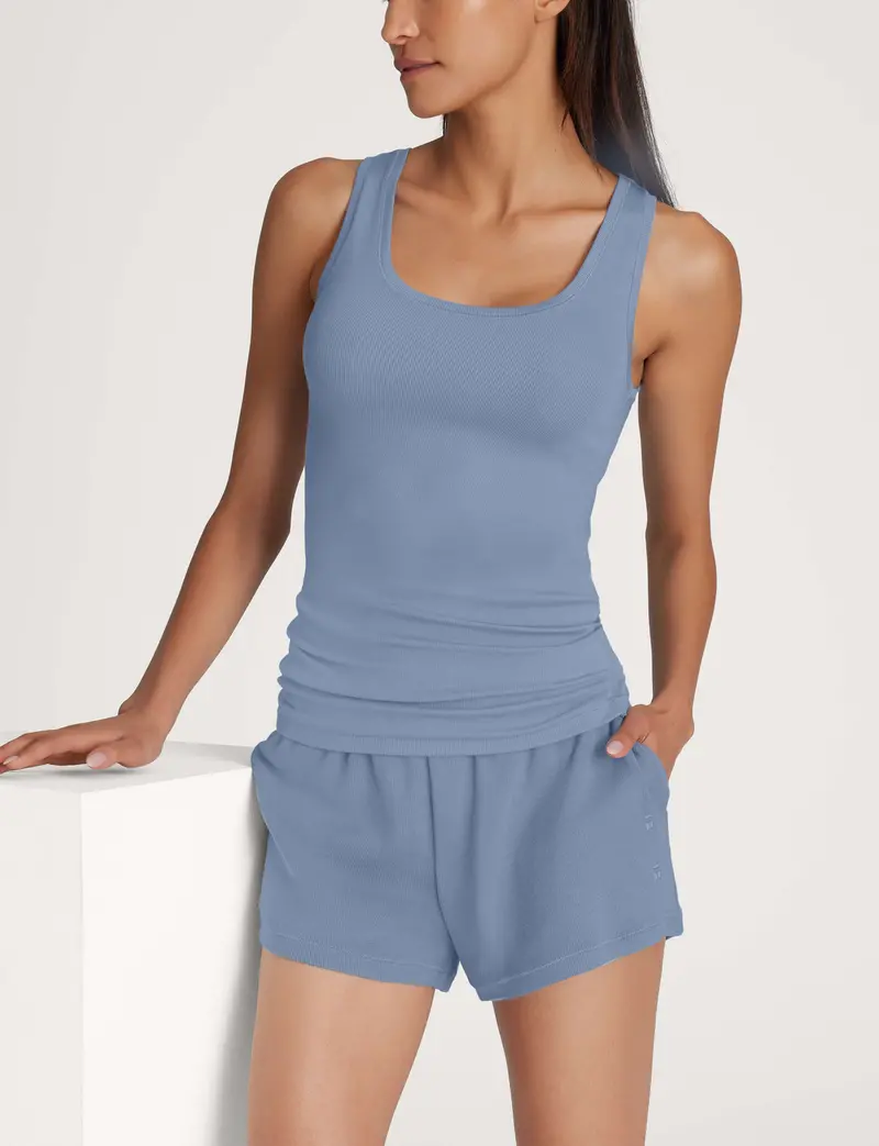 Women's Micro Rib Fitted Tank 1
