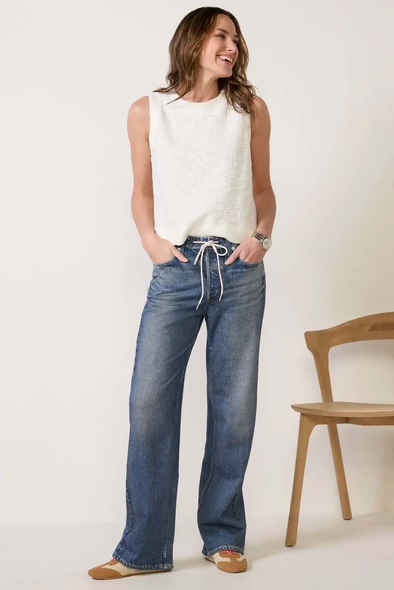 Women's Miramar Terry Drawcord Wide Leg Pants 1