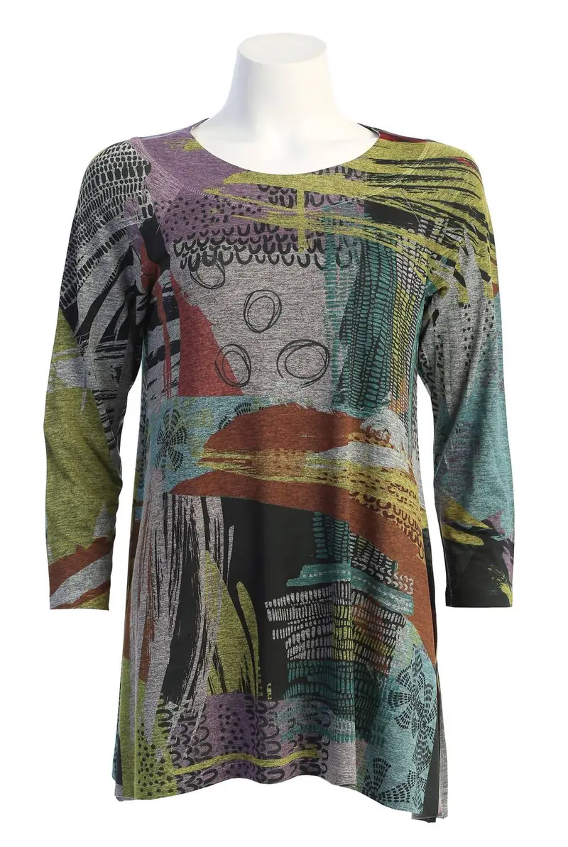 Women's Morocco Raglan Slinky Top In Green 1