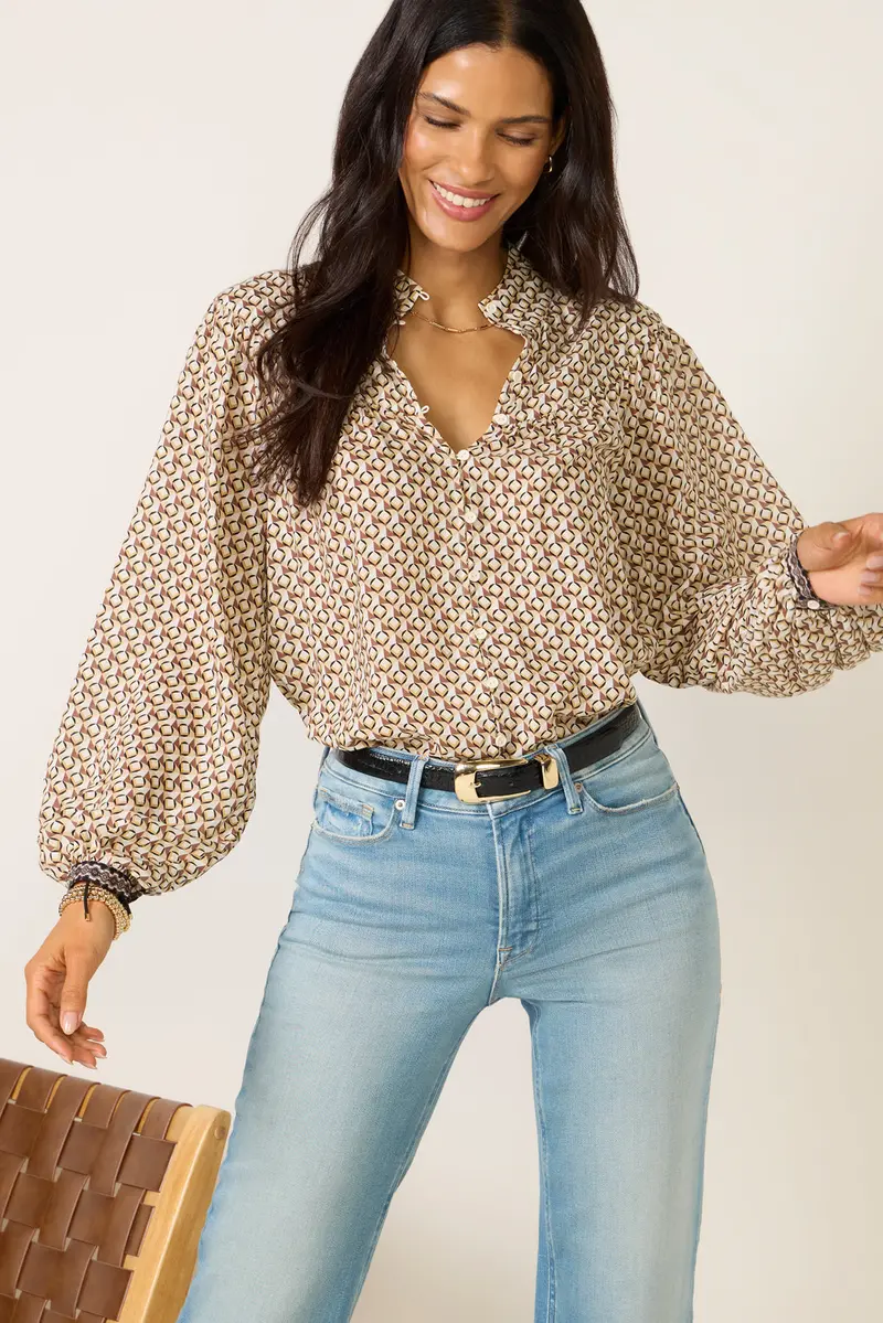 Women's Most Of Me Volume Blouse 1