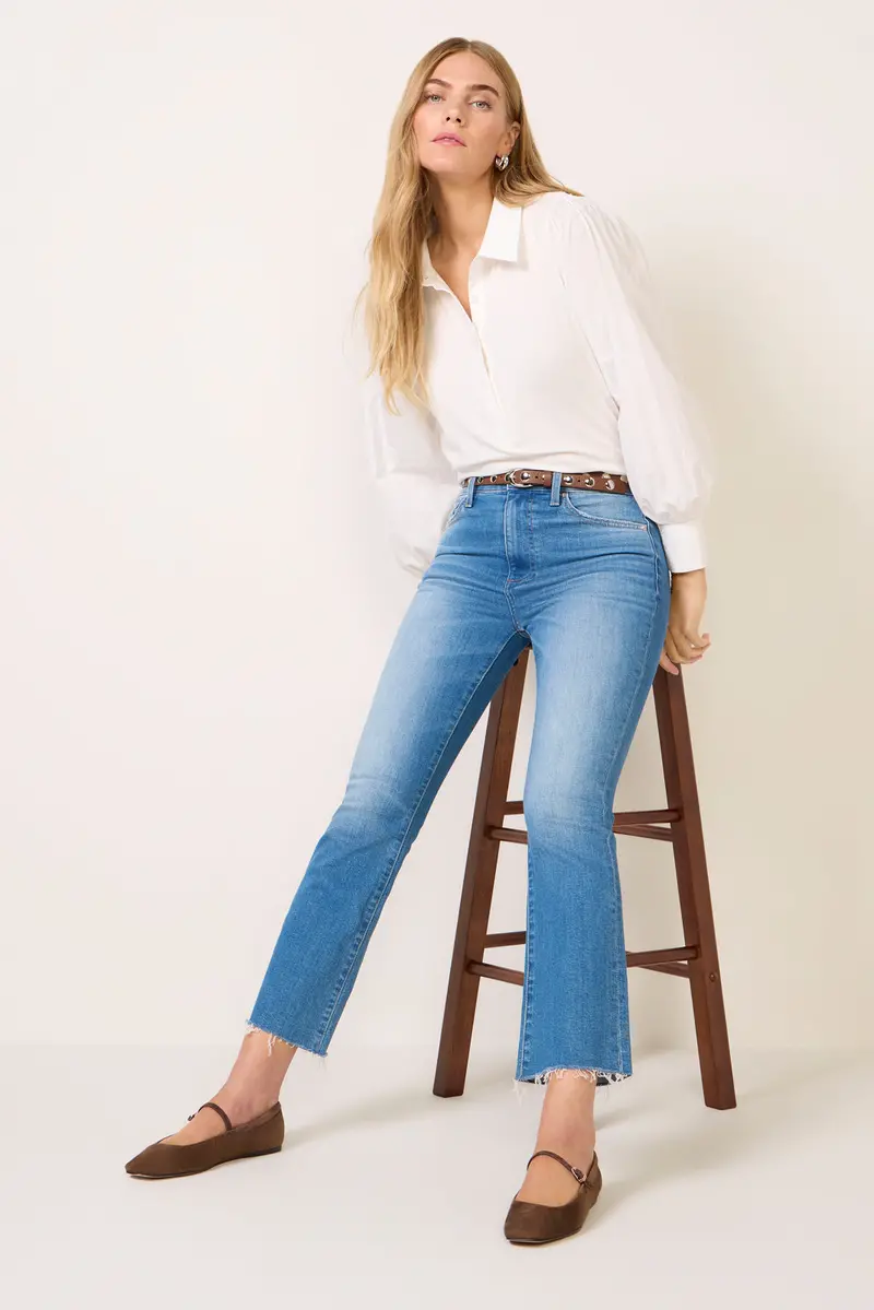 Women's Nelly Mixed Media Top 1