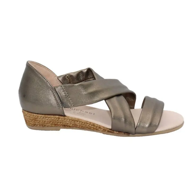 Women's Nettie Sandal In Metallic 1