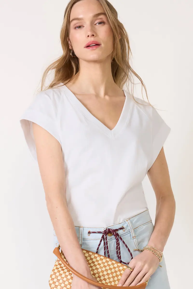 Women's Nora V Neck Muscle T-Shirt 1