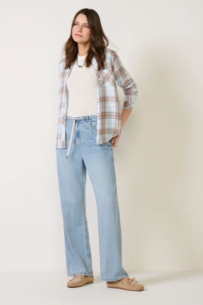 Women's Normandie Wide Leg Jean 1