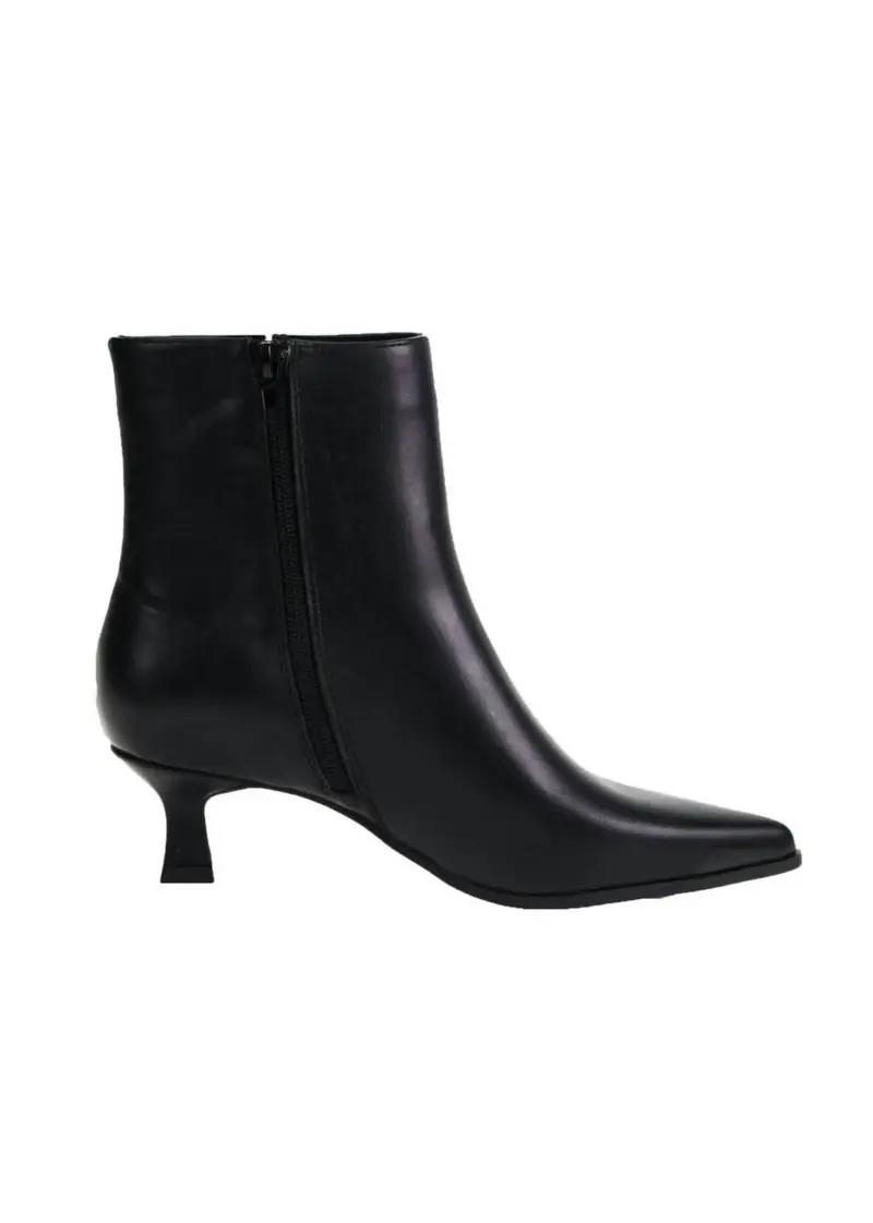 Women's Novalie Kitten Heel Bootie In Black 1