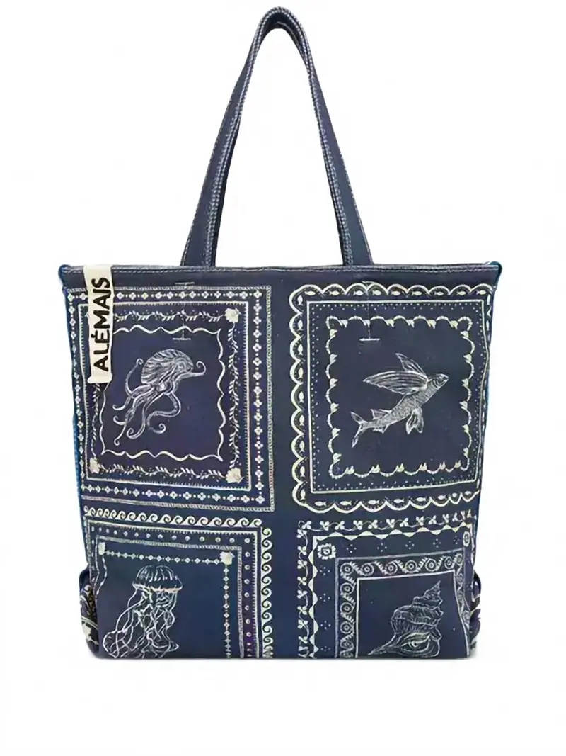 Women's Oceane Shopper Tote Bag In Blue 1