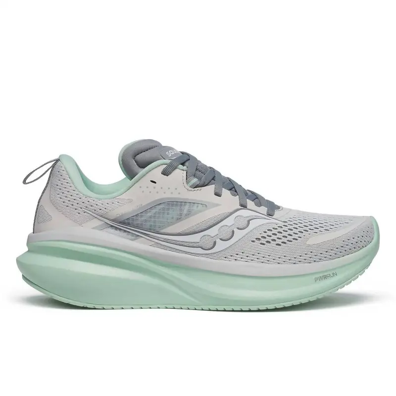 Women's Omni 22 Running Shoe In Gray/ Mint 1