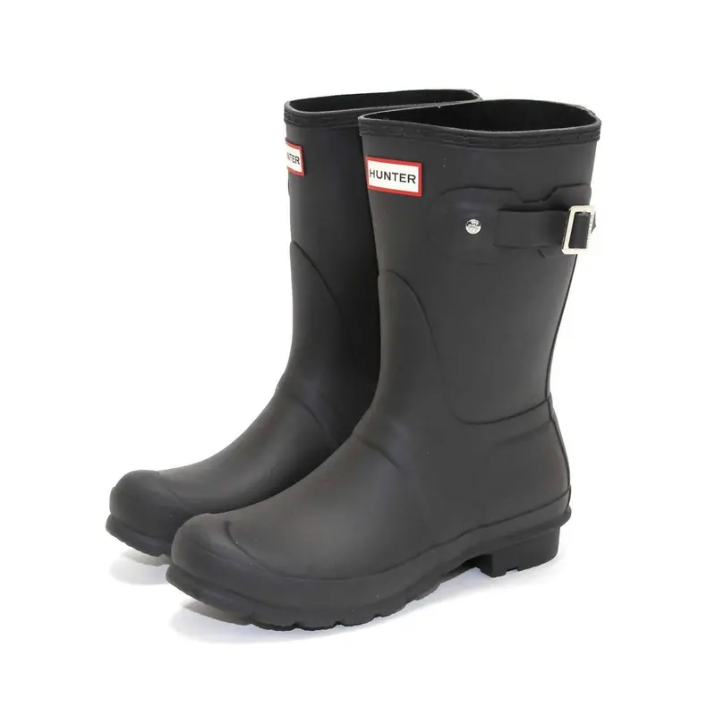 Women's Original Short Rain Boots In Black 1