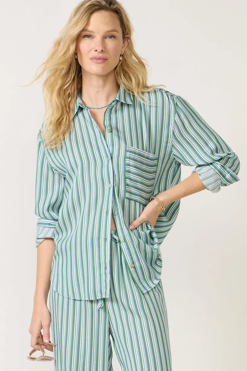 Women's Oversized Button Down Shirt 1
