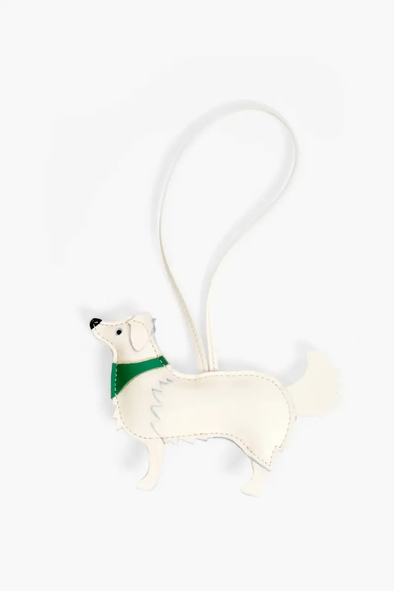 Women's Paco Fob Fun Bag Charm In Cream 1