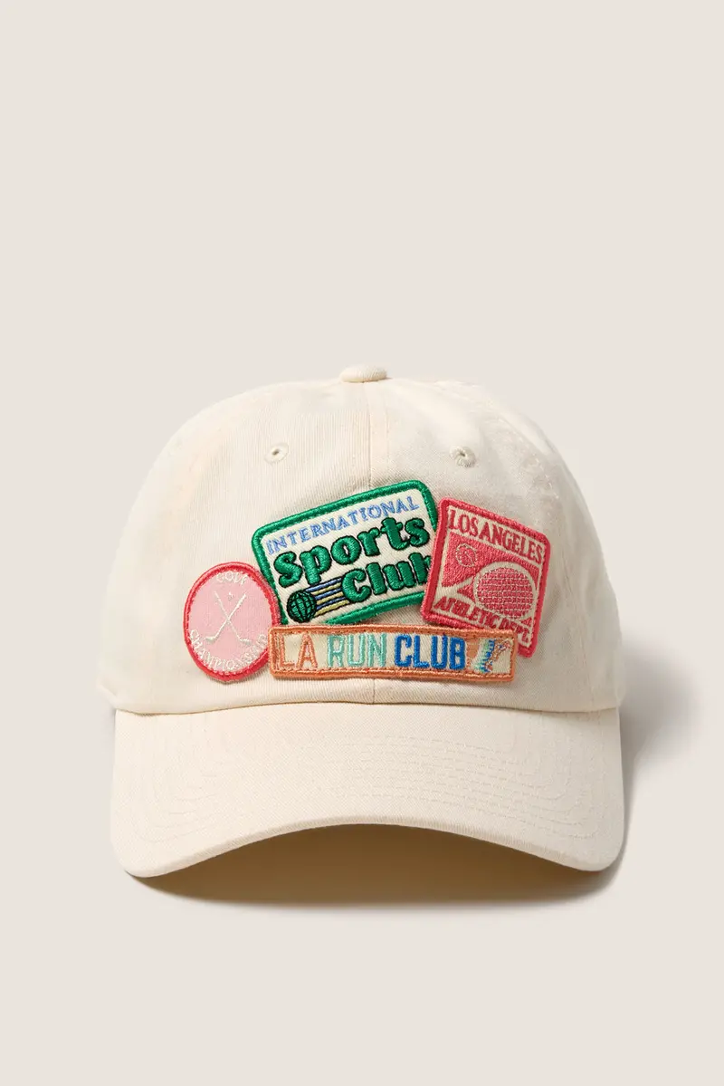 Women's Patchwork Baseball Hat 1