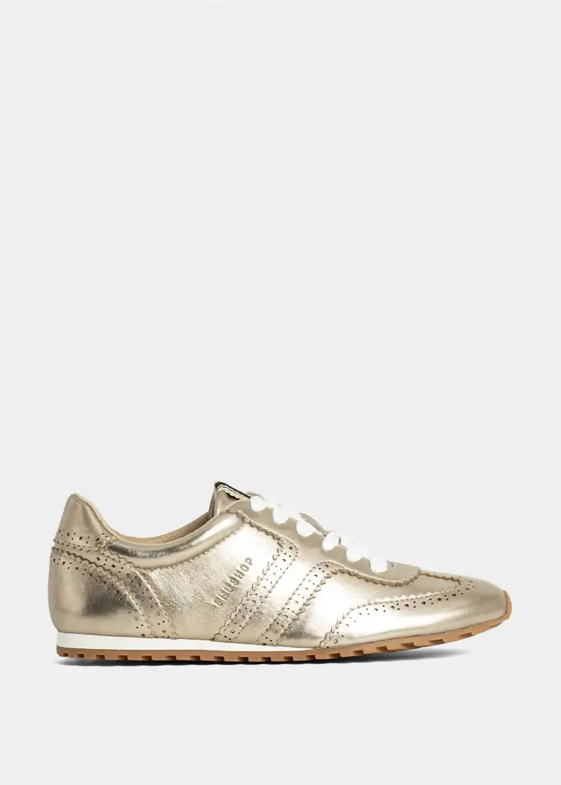 Women's Penelope Sneakers In Gold 1