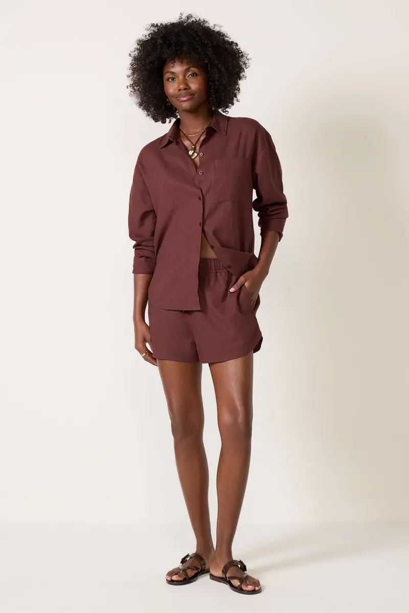 Women's Perfect Linen Short 1