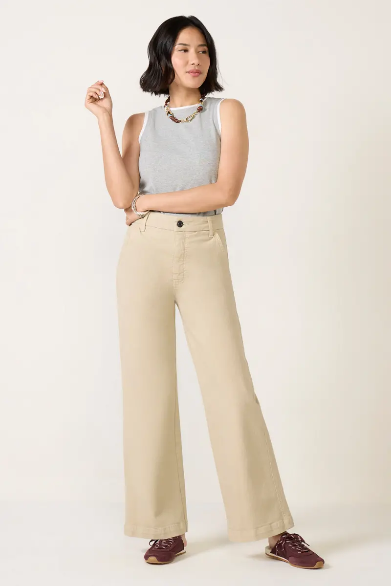 Women's Petite Jodi Trouser Wide Leg Jean 1