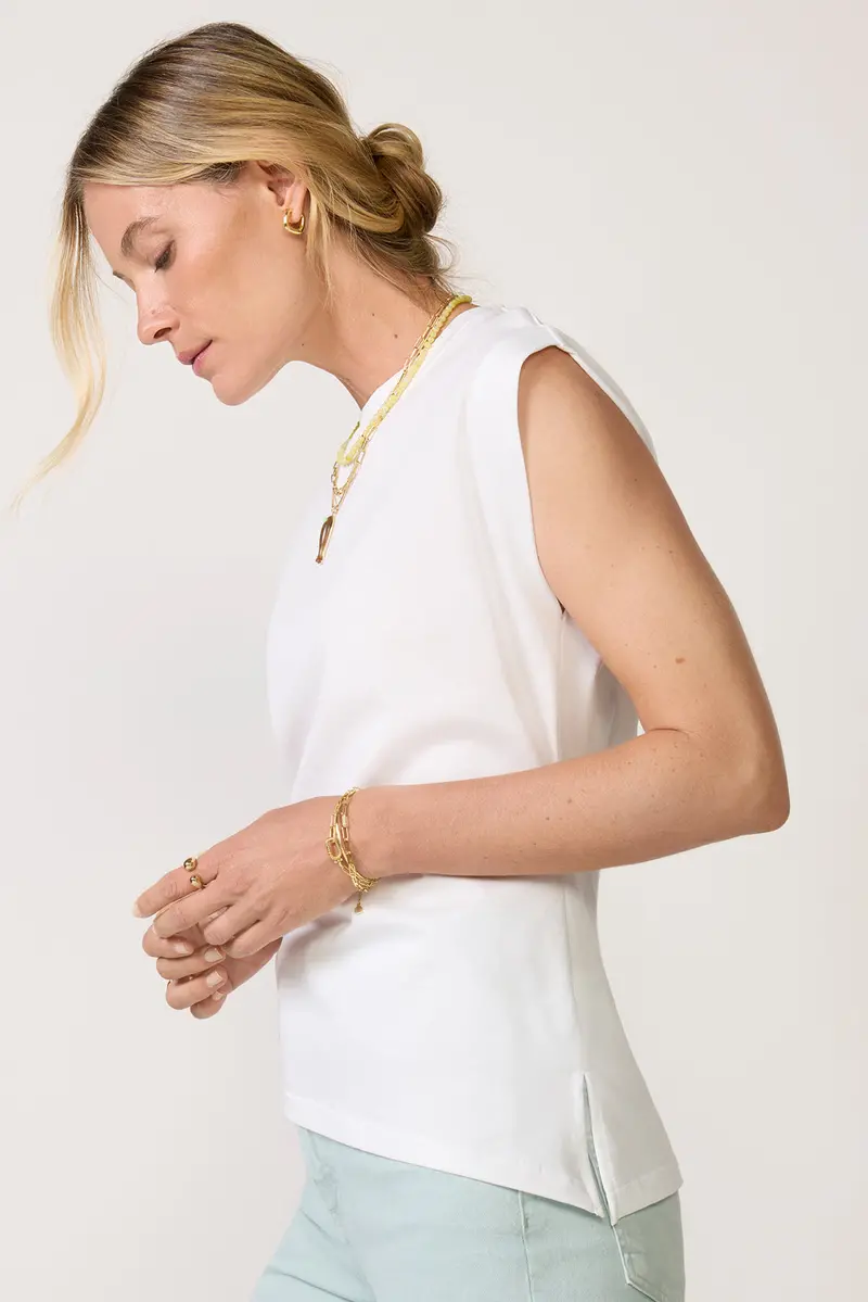 Women's Pleated Muscle T-Shirt 1