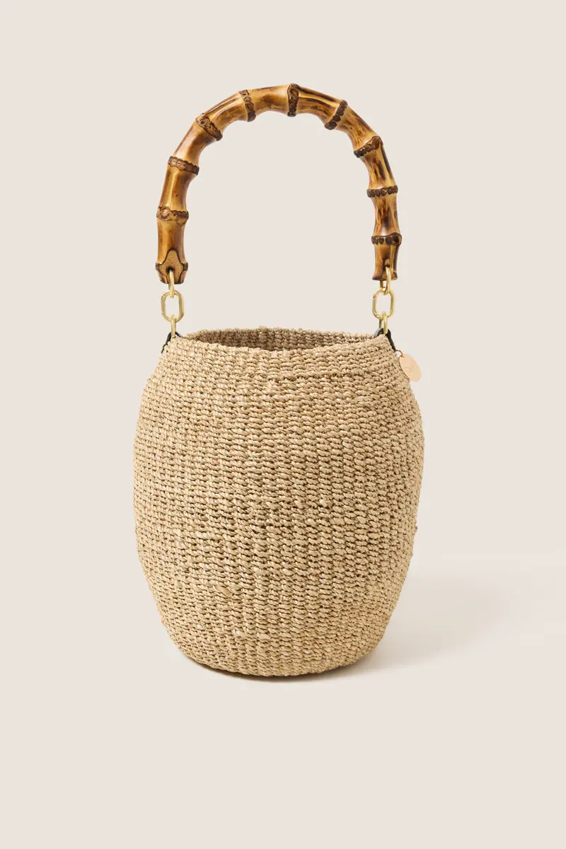 Women's Pot De Miel With Bamboo Top Handle Bag 1