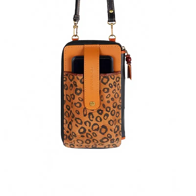 Women's Prism Cheetah Cellphone Crossbody Wallet In Multi 1