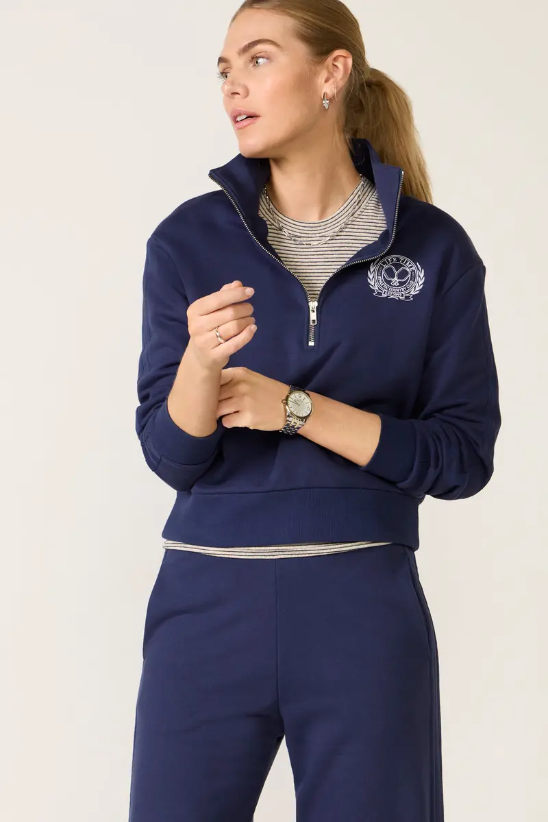 Women's Quarter Zip Sweatshirt 1