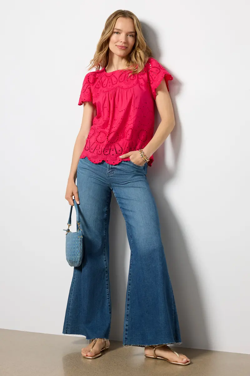 Women's Quincy Eyelet Blouse 1