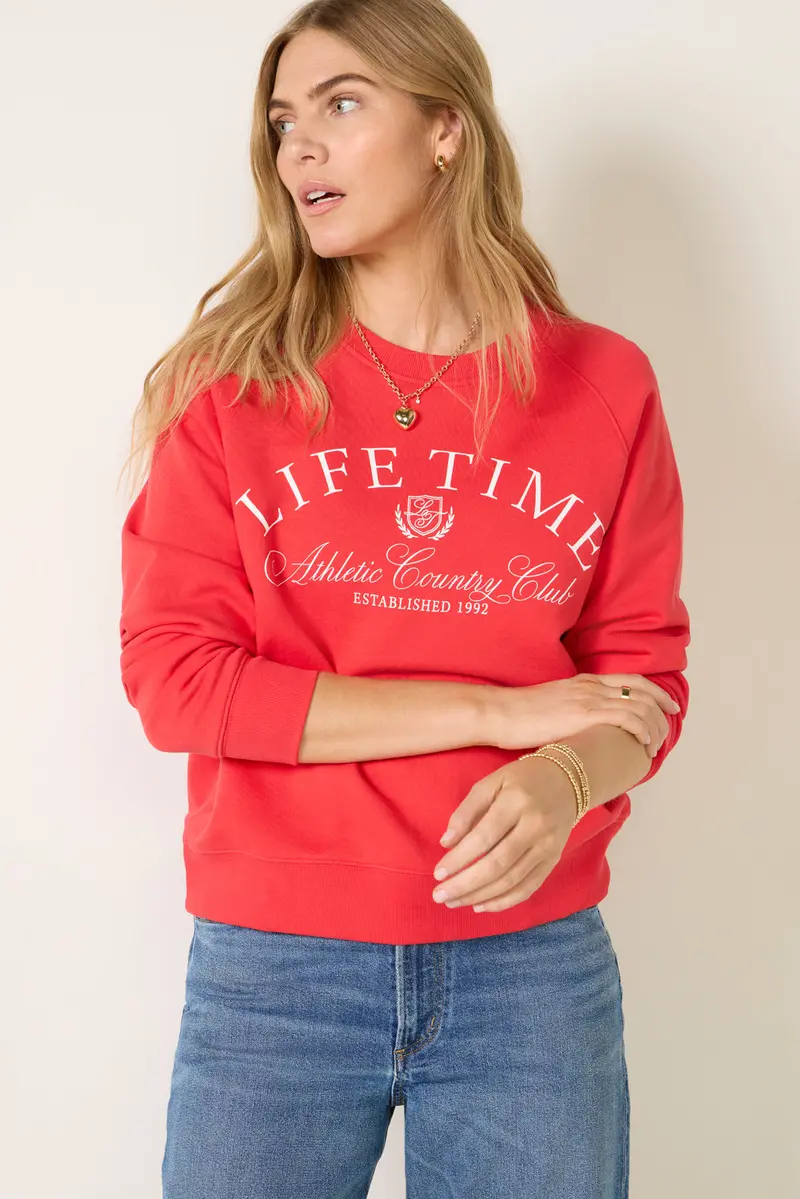 Women's Raglan Crew Sweatshirt 1