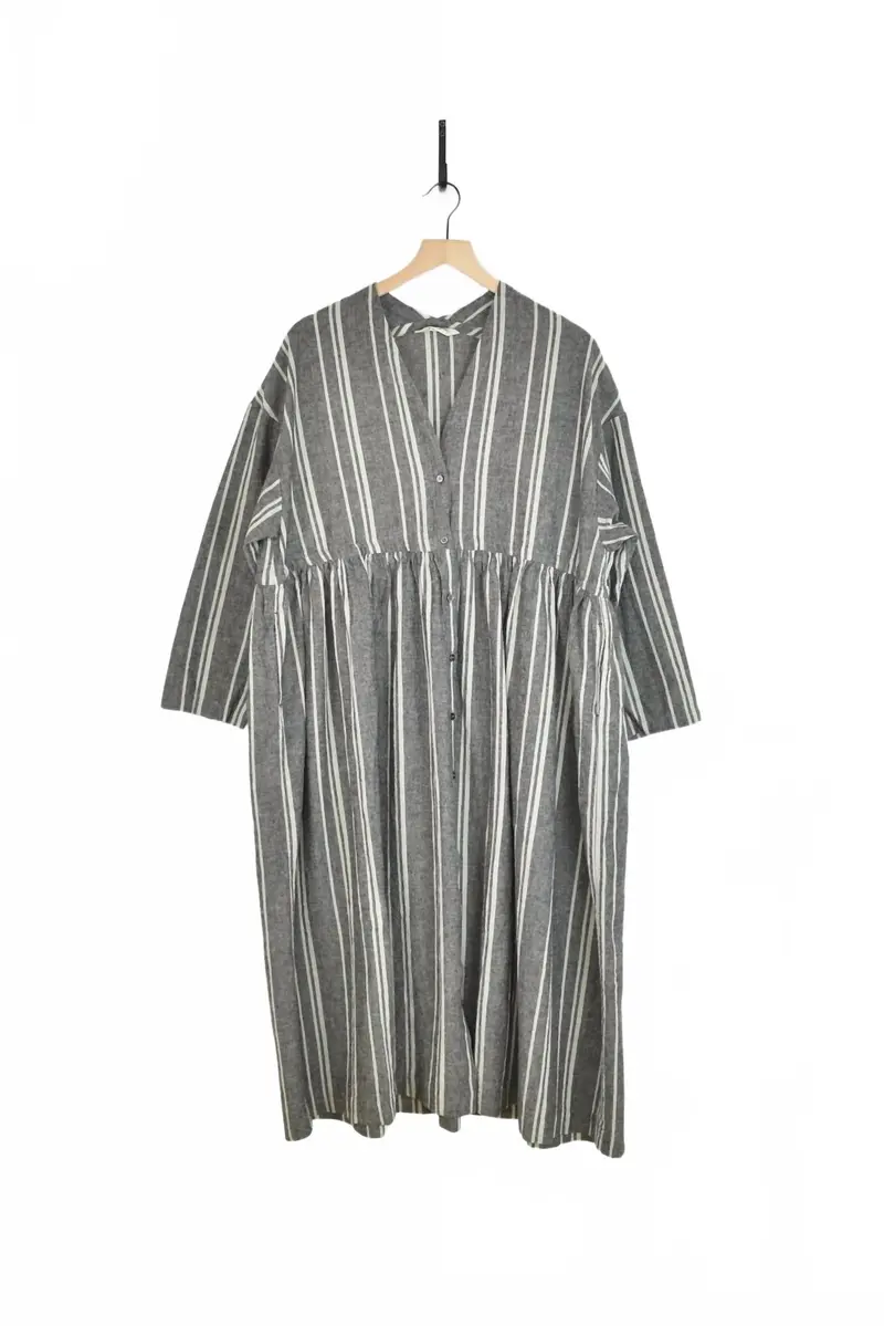 Women's Random Stripe Dress In Gray 1