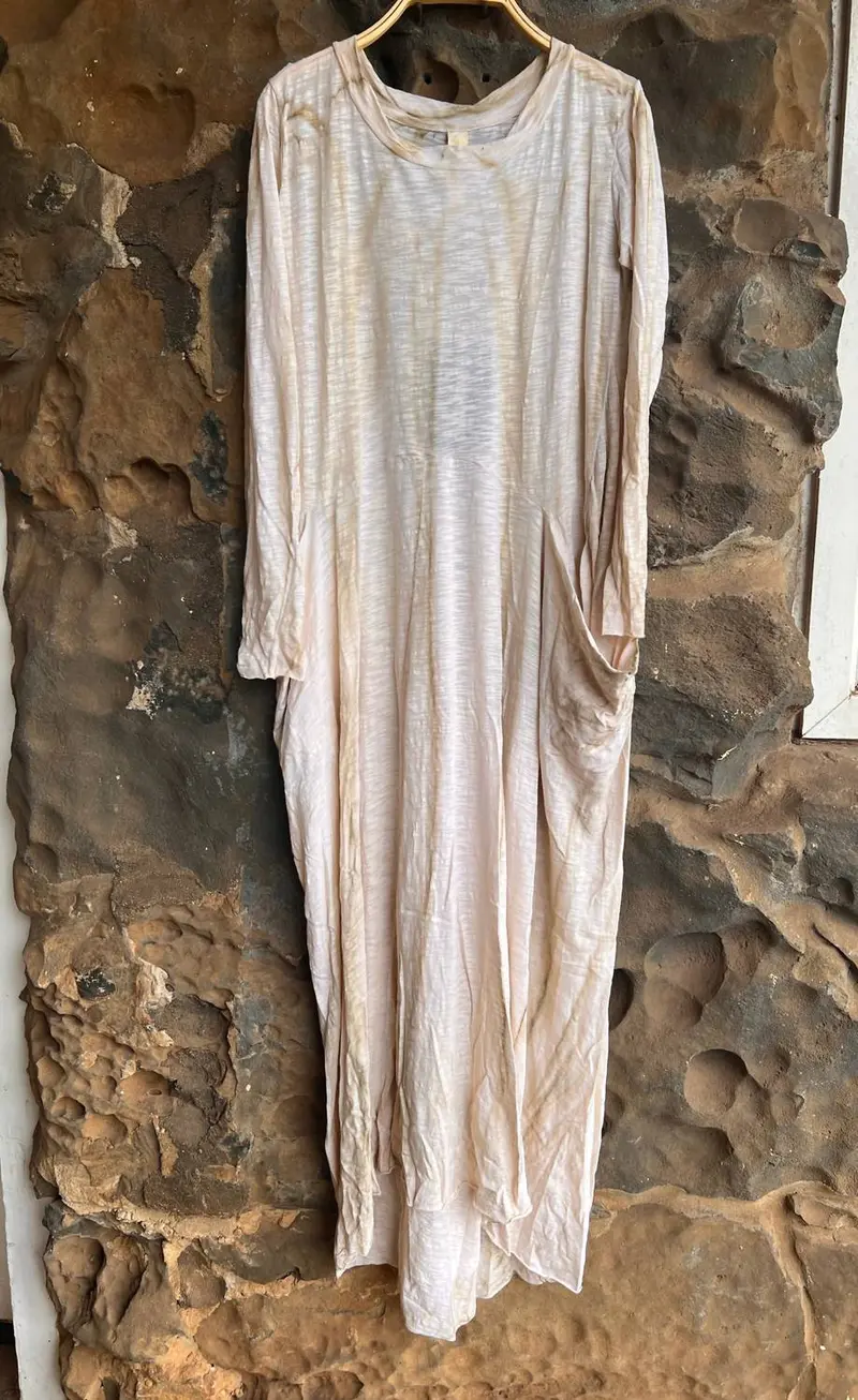 Women's Recortes Dress In Marble Oat 1