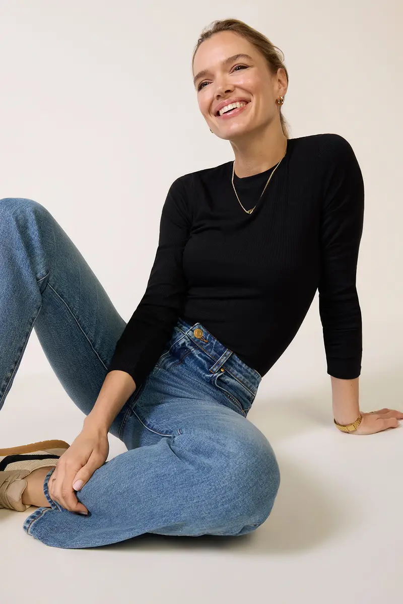 Women's Rilo Rib Long Sleeve Top 1