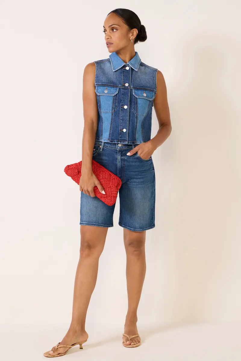 Women's Robbie Denim Vest 1