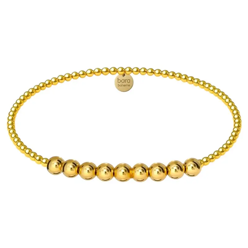Women's Robyn Filled Beaded Bracelet In Gold 1
