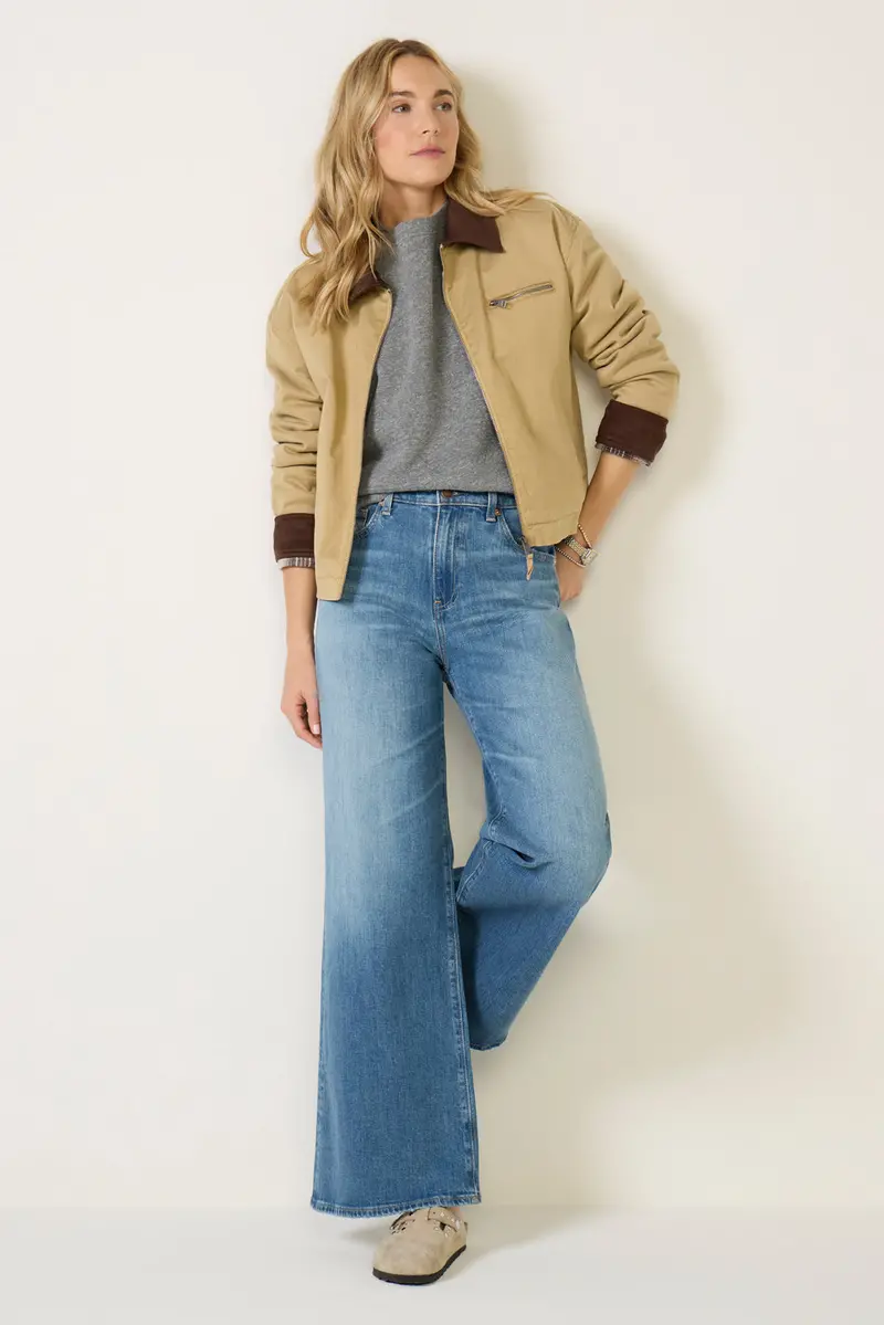 Women's Saige Wide Leg 31' Jean 1