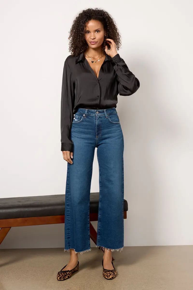 Women's Saige Wide Leg Jeans 1