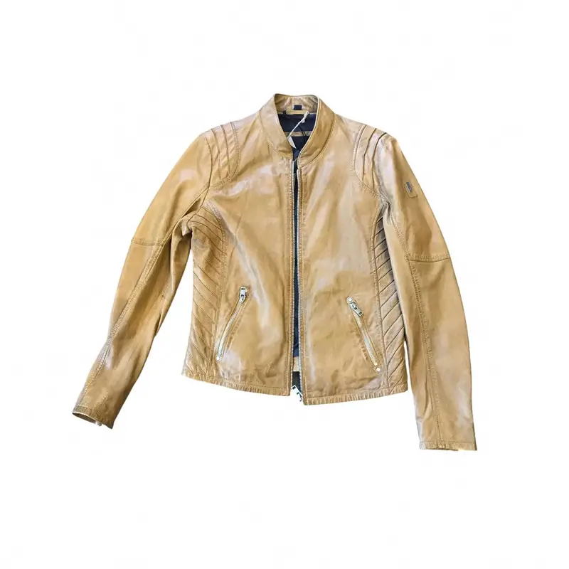 Women's Sashi Rf Leather Jacket In Sunrise 1