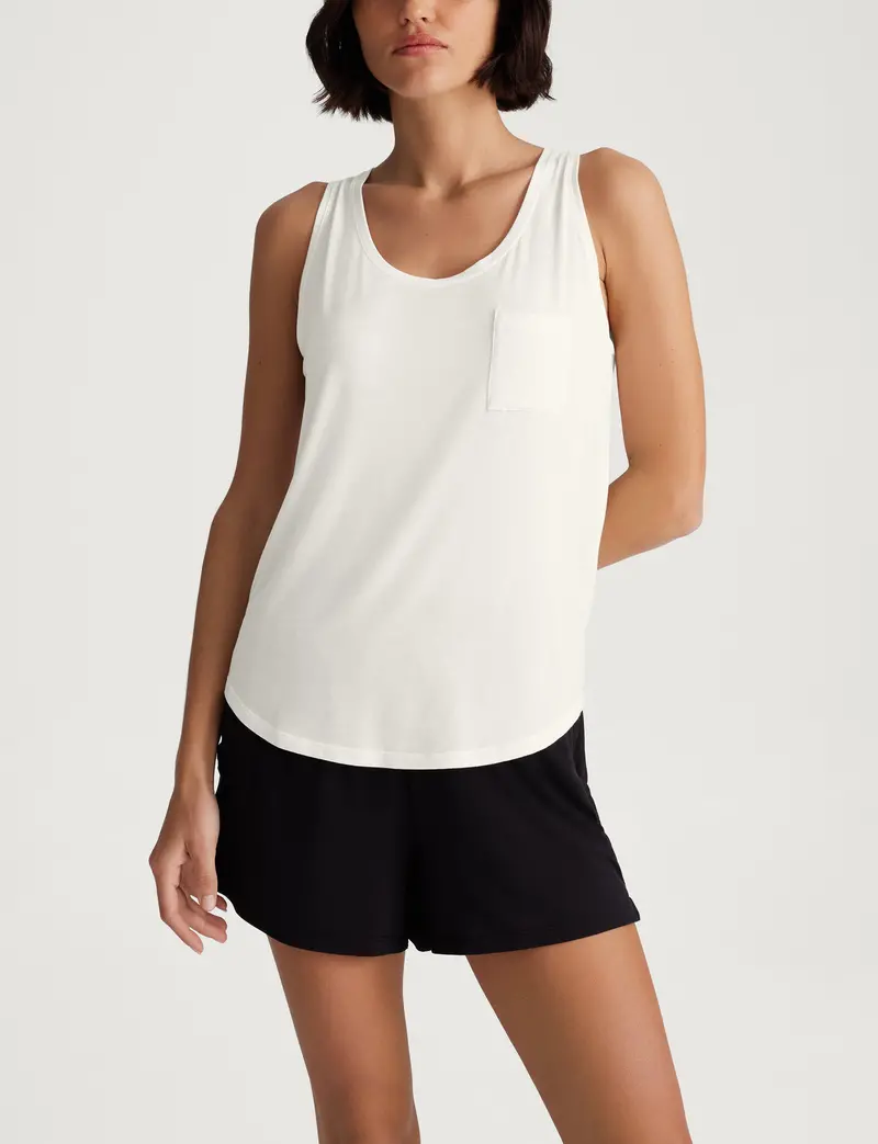Women's Second Skin Sleep Pocket Tank 1