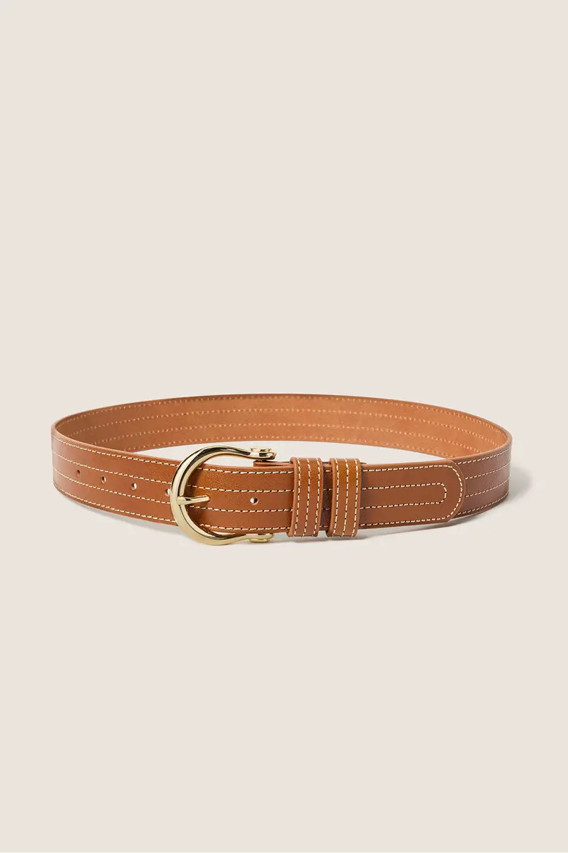 Women's Serena Top Stitch Belt 1