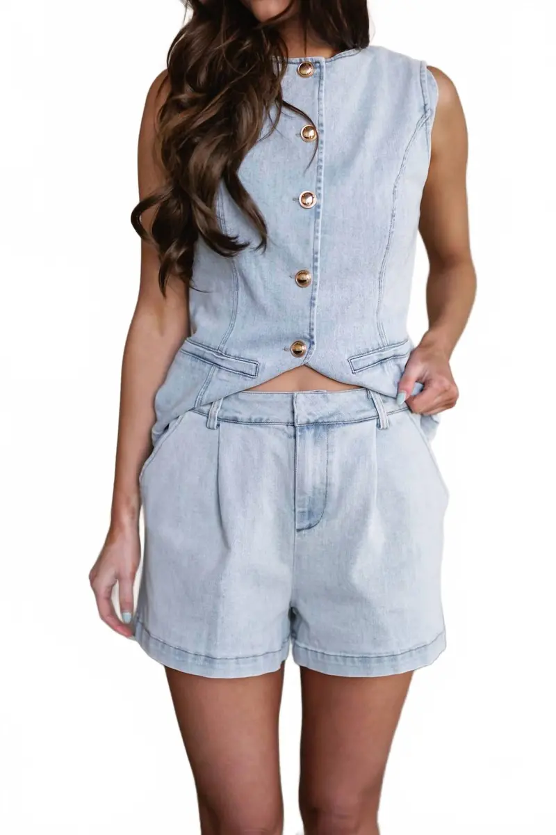 Women's Serene Sky Shorts In Blue 1