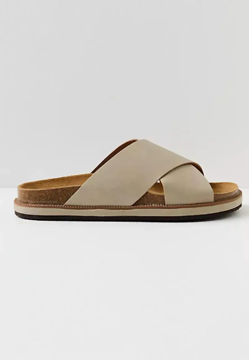 Women's Sidelines Footbed Sandal In Dove Grey 1