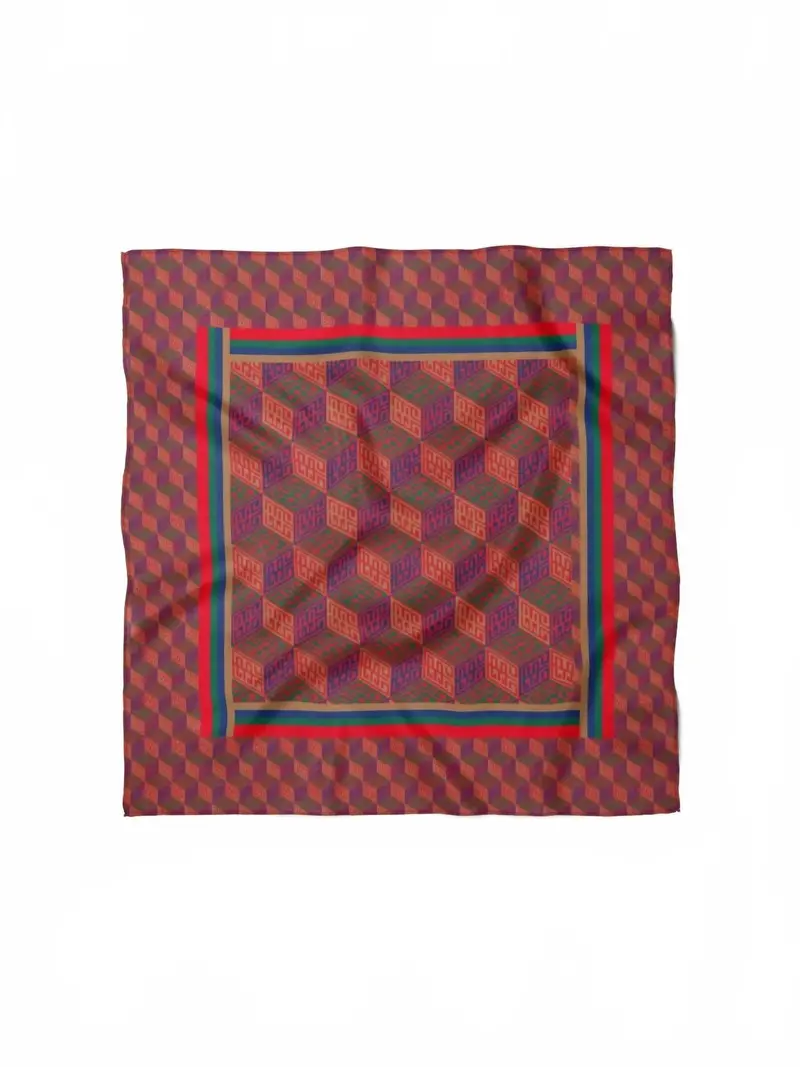 Women's Silk Scarf In Vintage Monogram 1