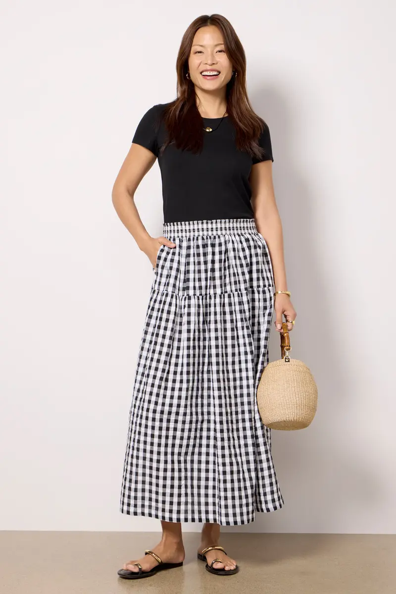 Women's Single Tier Maxi Skirt 1