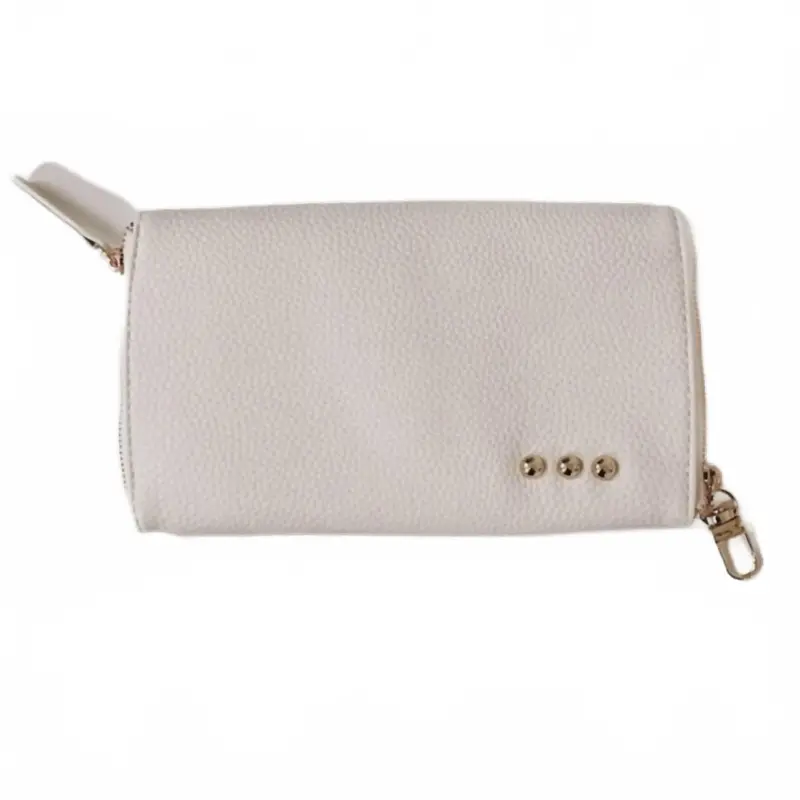 Women's Skyla 2-In-1 Glasses Case Holder In Cream Vegan Leather 1