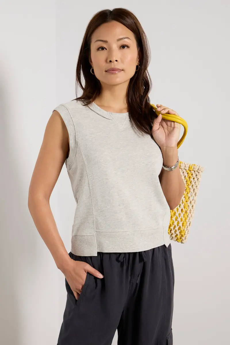 Women's Sleeveless Sweatshirt Vest 1