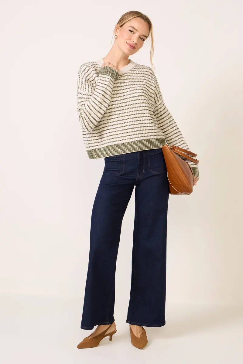 Women's Slim Palazzo Modernist Pocket Jeans 1