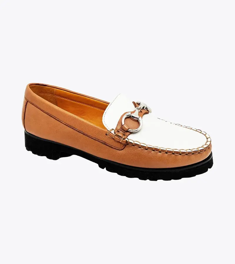 Women's Soho Loafer In Shell/White True Glove 1