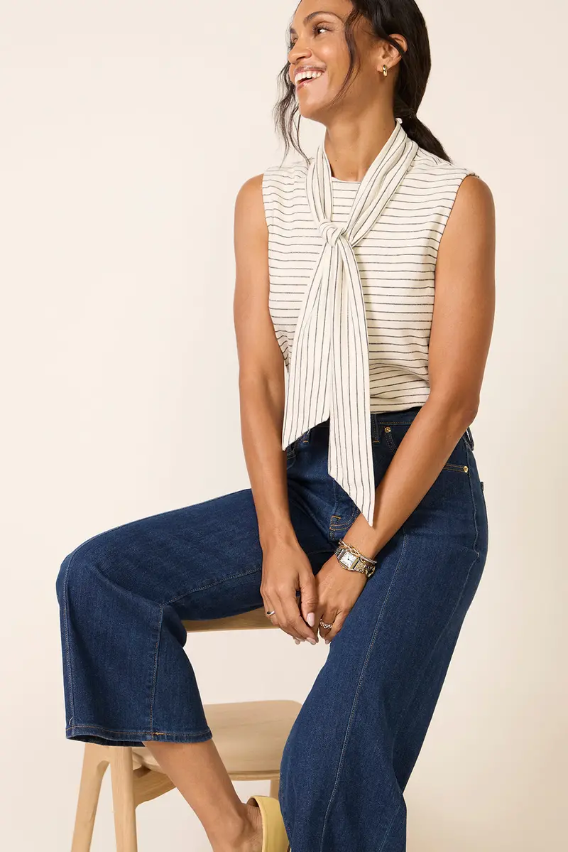 Women's Sophie Tie Neck Tank Top 1